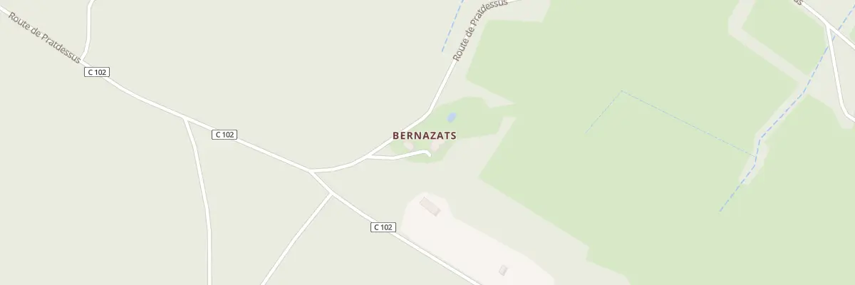 Plan du 1101 Che de Pratdessus à Sarbazan