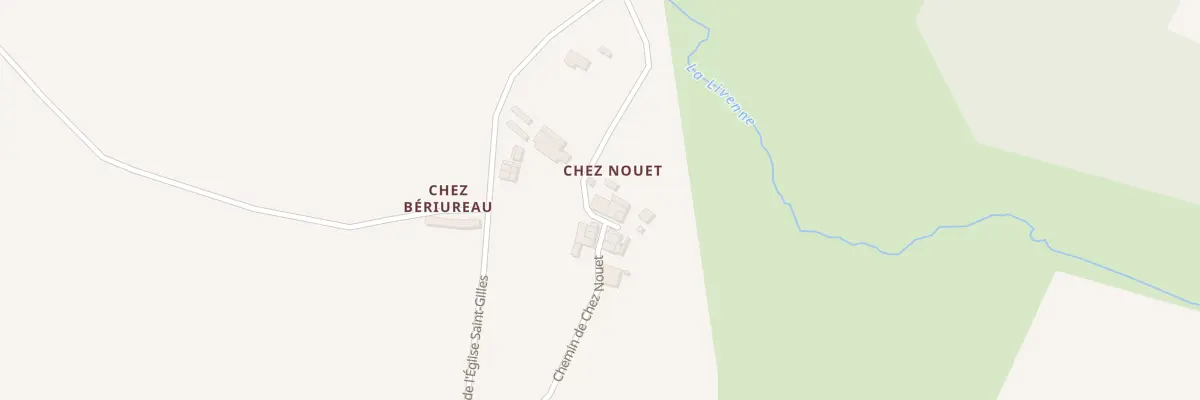 Plan du 5428 Chez Nouet à Montlieu-la-Garde