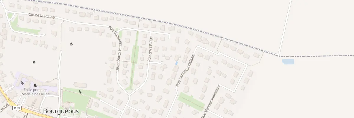 Plan du 31 Rue Vandecandelaere à Bourguébus