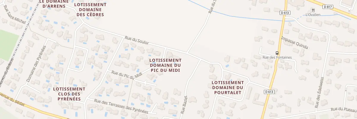 Plan du 2 Rue du Soulor à Lée