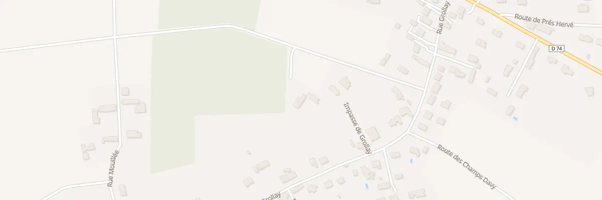 Plan du 60 Rue Grollay à Mazé-Milon