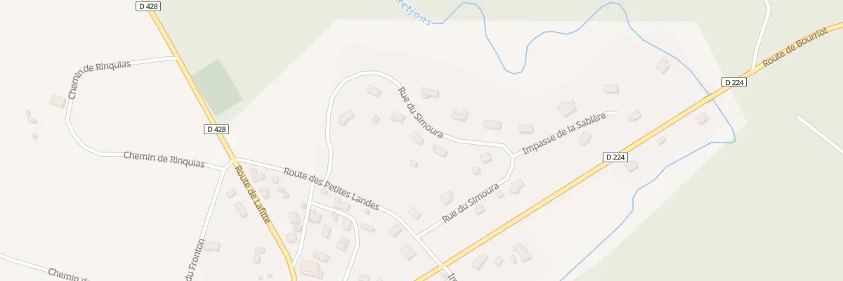 Plan du 6 Lot Simoura à Retjons