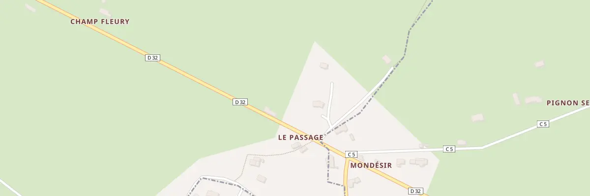 Plan du 65 Che des Bourbes à Assé-le-Bérenger