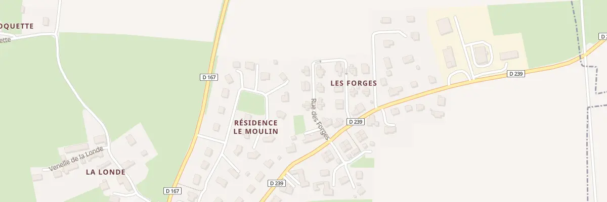 Plan du 5 Rue des Forges à Saint-Germain-le-Vasson