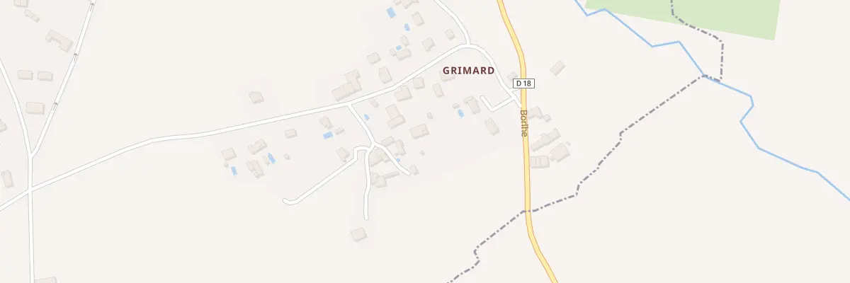Plan du 218 Grimard à Périssac