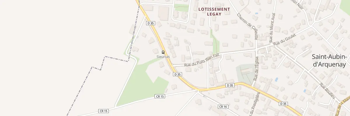 Plan du 31 Rue du Général de Gaulle à Saint-Aubin-d’Arquenay