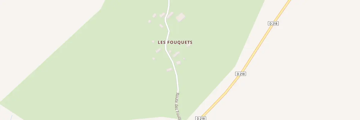 Plan du 47 Les Fouquets à Faverolles