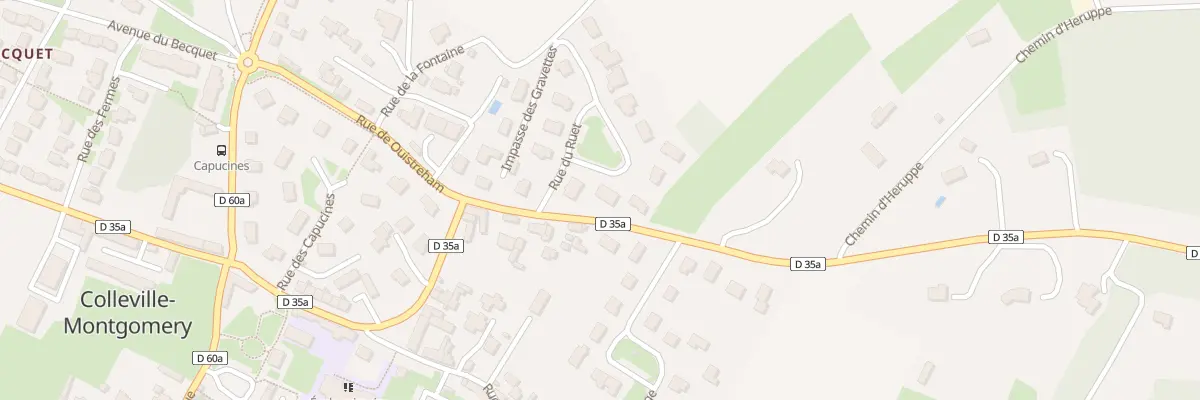 Plan du 4 Rue du Ruet à Colleville-Montgomery