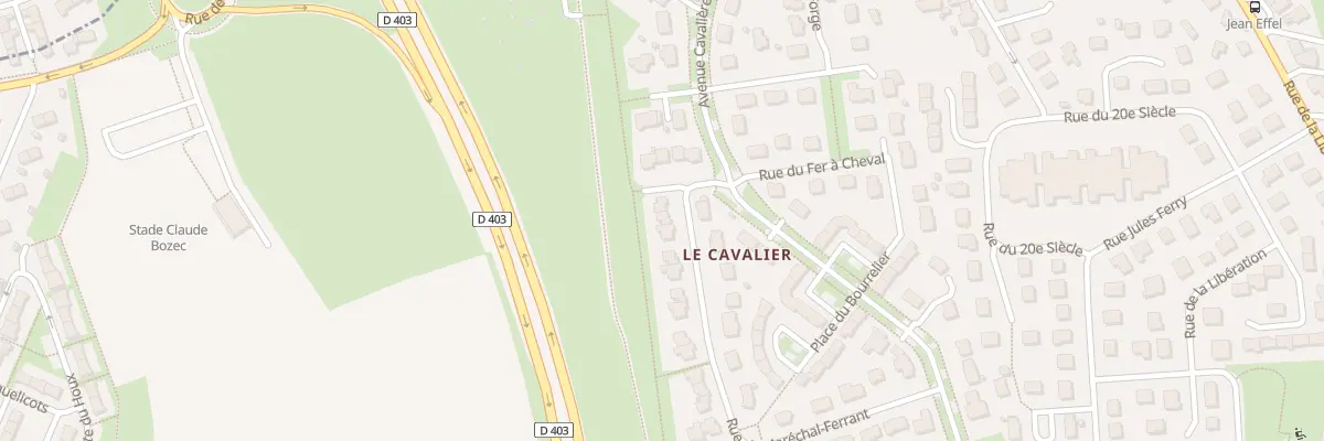 Plan du 43 Rue du Marechal Ferrant à Giberville