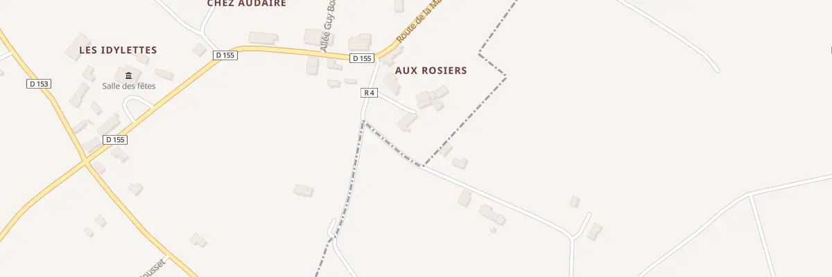 Plan du 5025 Aux Rosiers à Mérignac