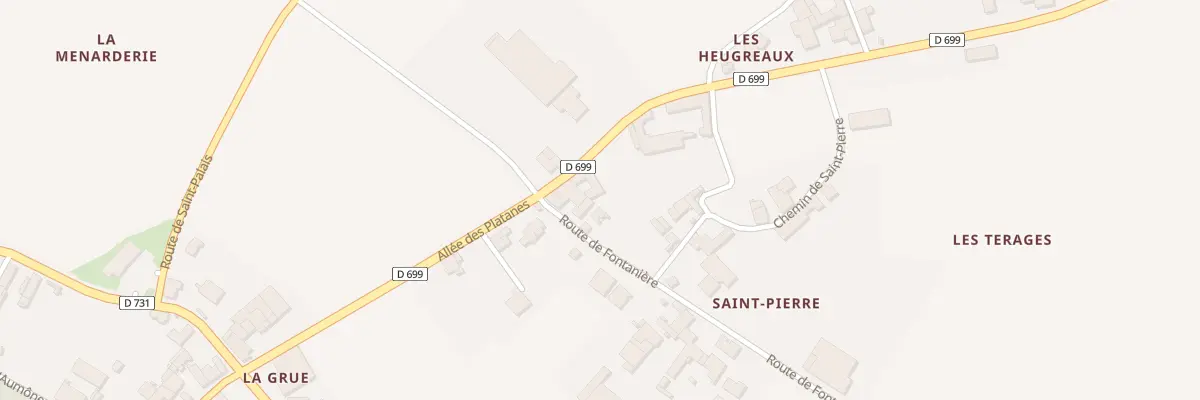 Plan du 5223 Saint-Pierre à Archiac