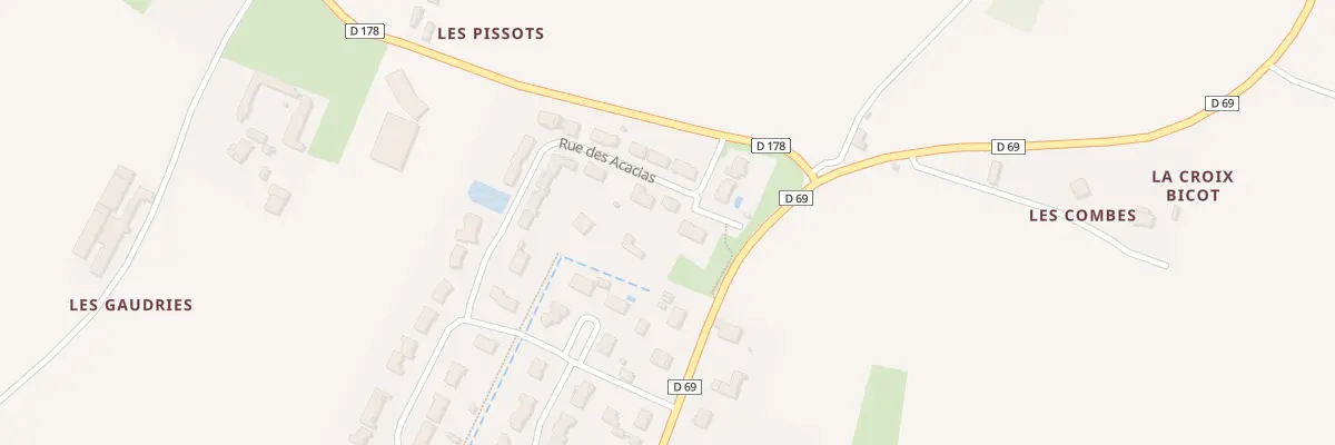 Plan du 12 Rue des acacias à Doué-en-Anjou