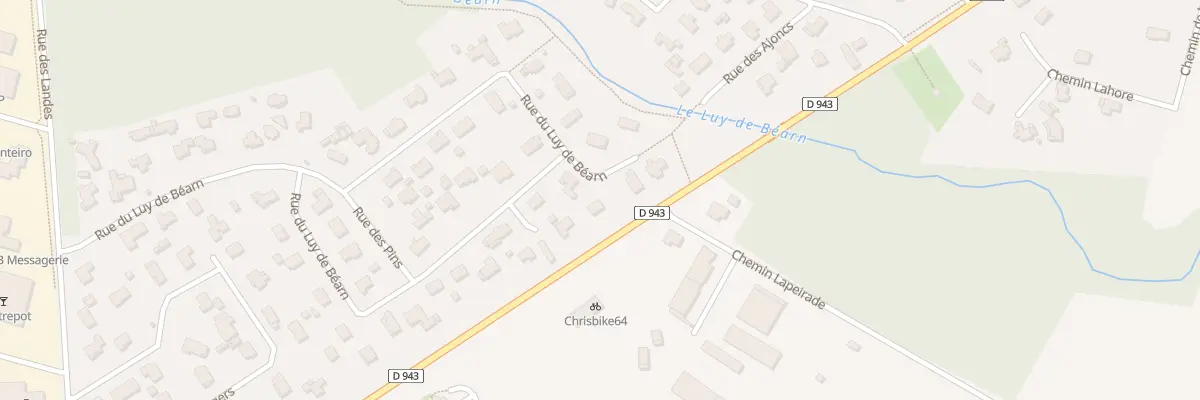 Plan du 21 Rue du Luy de Bearn à Morlaàs