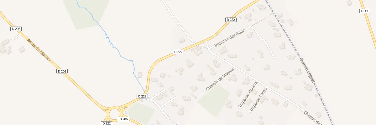 Plan du 4B Rte de Bernadets à Saint-Castin
