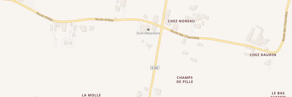 Plan du 8 Rte de Saint Maigrin à Brie-sous-Archiac