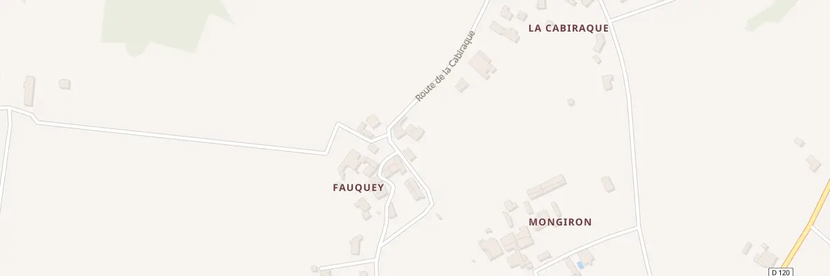 Plan du 144 Fauquey à Nérigean