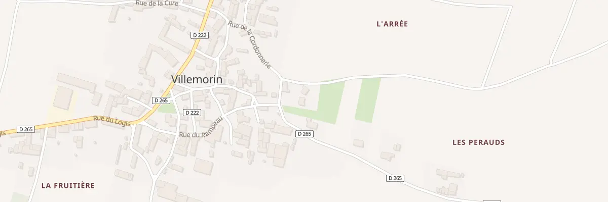Plan du 3 Rue du Moulin à Villemorin