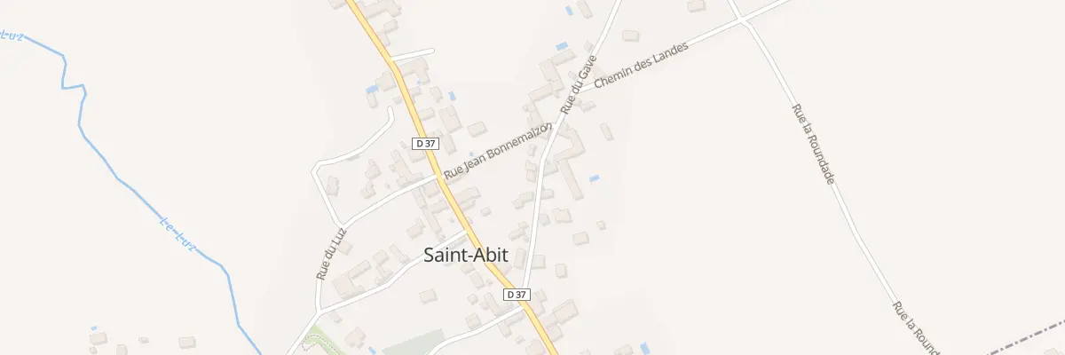 Plan du 7 Rue du Gave à Saint-Abit