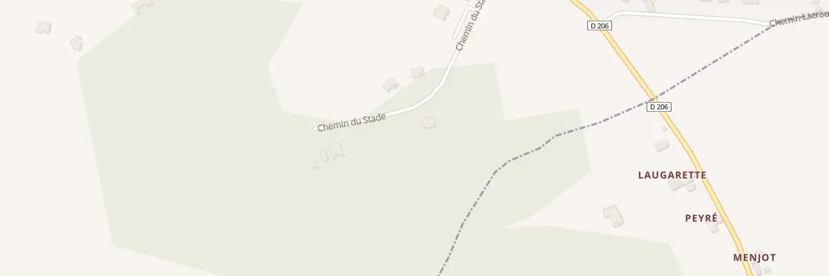 Plan du 7 Che du Stade à Saint-Castin