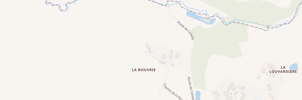 Plan du 230 Che de la Bouvrie à Villepail