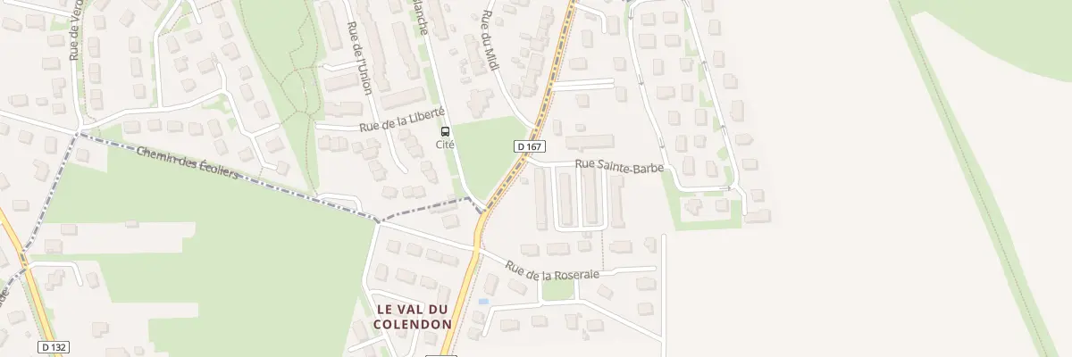 Plan du 1 Rue Sainte-Barbe à Urville