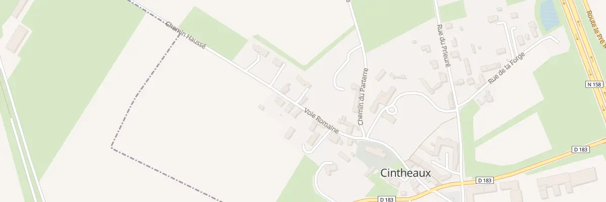 Plan du 14 Voie Romaine à Cintheaux