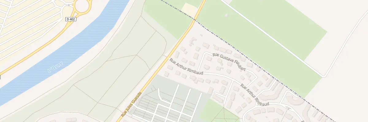 Plan du 3 Rue Arthur Rimbaud à Colombelles