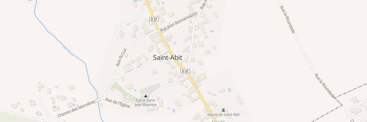 Plan du 24 Rte de Pau à Saint-Abit