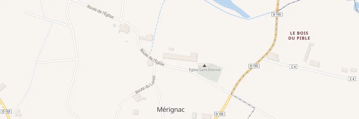 Plan du 5002 Le Bourg à Mérignac