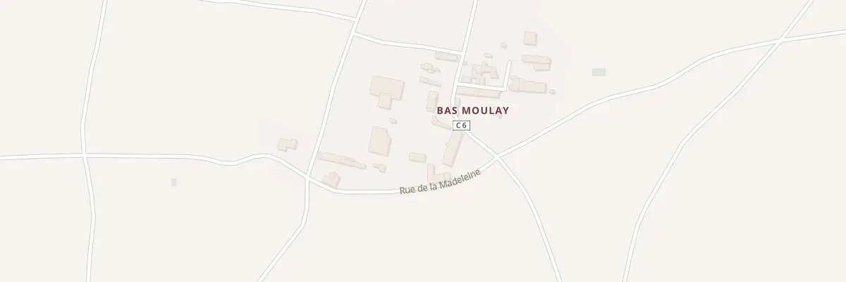 Plan du 83T Rue de la Madeleine à Fressines