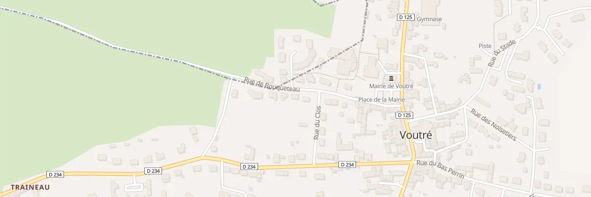 Plan du 7 Rue de Bouqueteau à Voutré