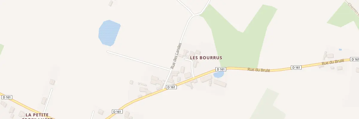 Plan du 96 Rue des Landes à Loretz-d’Argenton