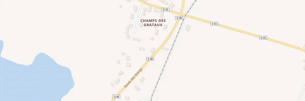 Plan du 25 Rte des Étangs à Val-de-Cognac
