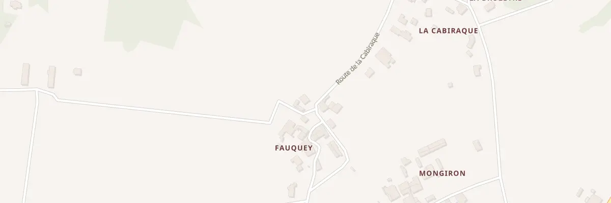 Plan du 133 Fauquey à Nérigean