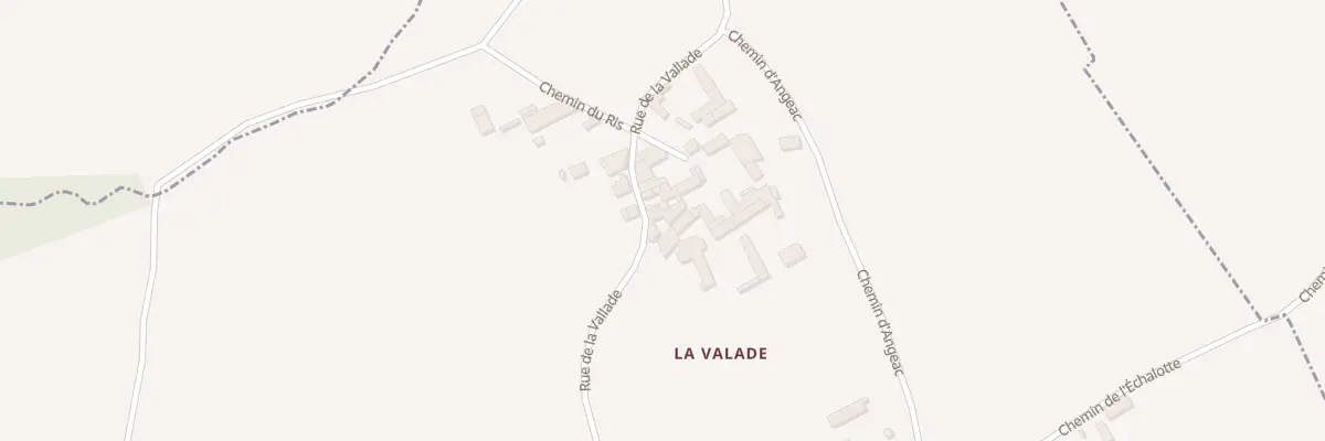 Plan du 18 Rue de la Vallade à Saint-Fort-sur-le-Né