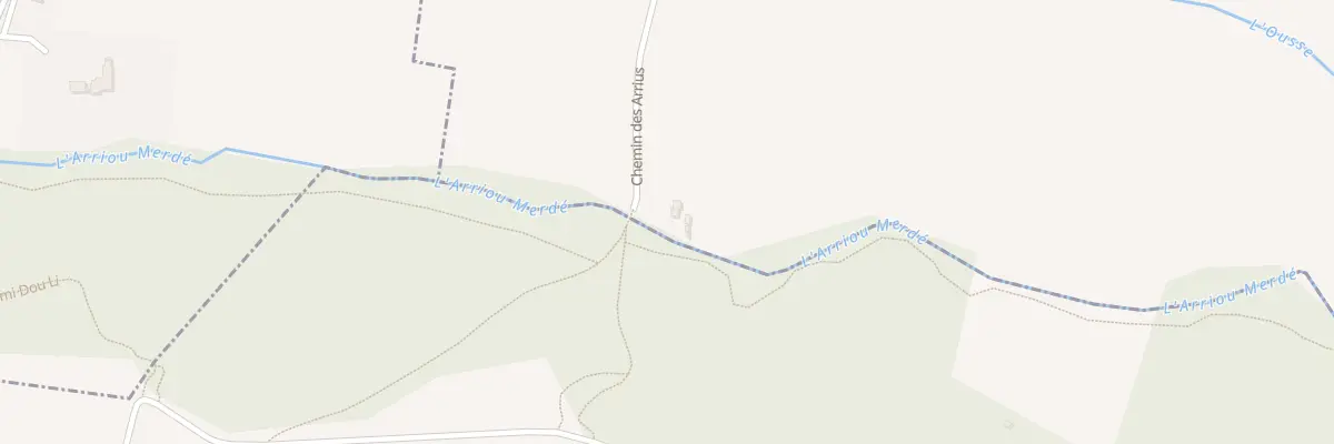 Plan du 1 Che des Arrius à Lée