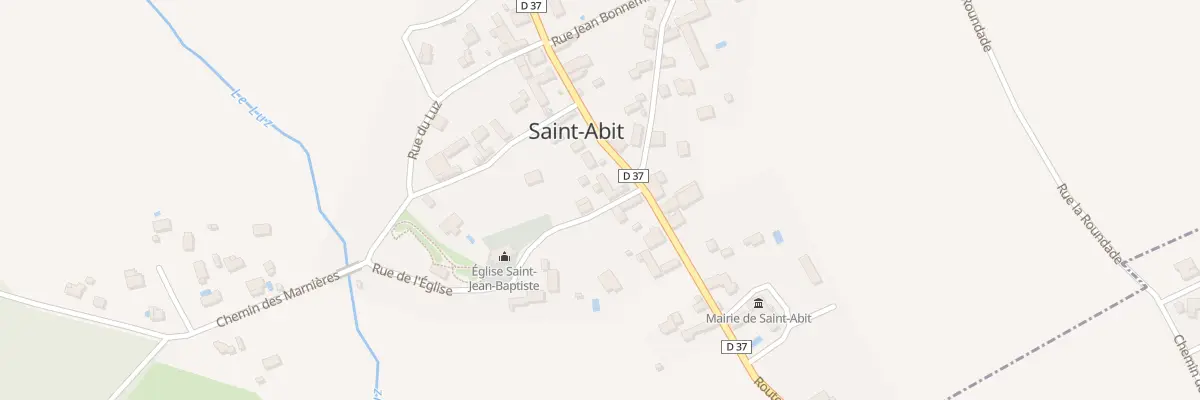 Plan du 2 Rue de l’Eglise à Saint-Abit