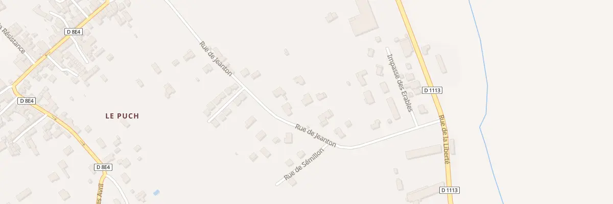 Plan du 13T Che de Jeanton à Preignac