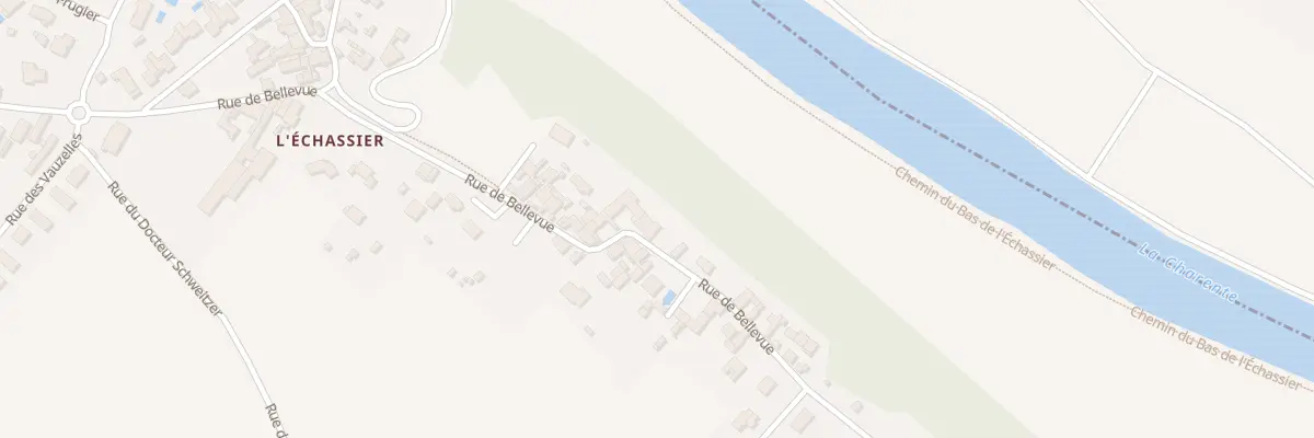Plan du 43 Rue de Bellevue à Châteaubernard