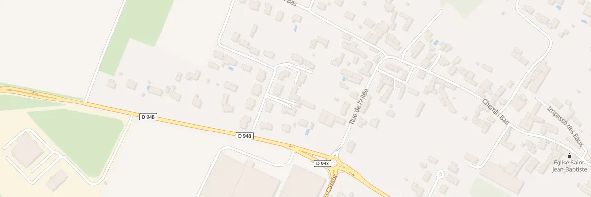 Plan du 10 Rue des Herpinieres à Aigondigné