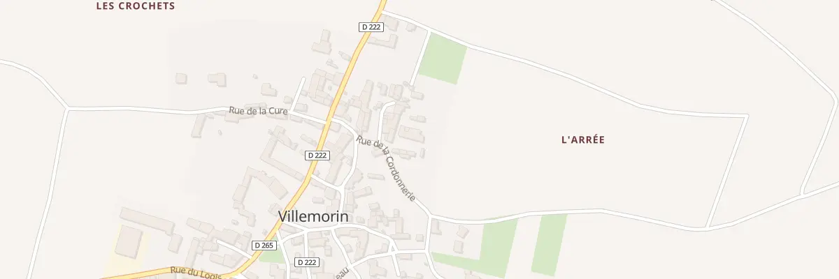Plan du 9 Rue de la Cordonnerie à Villemorin