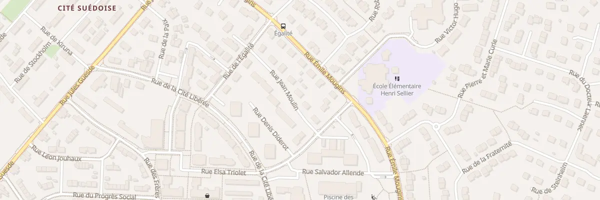 Plan du 6 Rue Jean Moulin à Colombelles