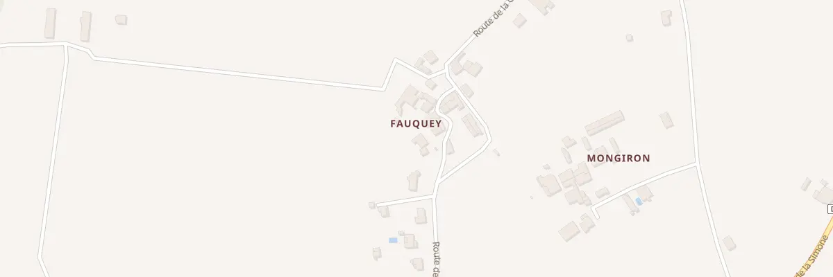 Plan du 204 Fauquey à Nérigean