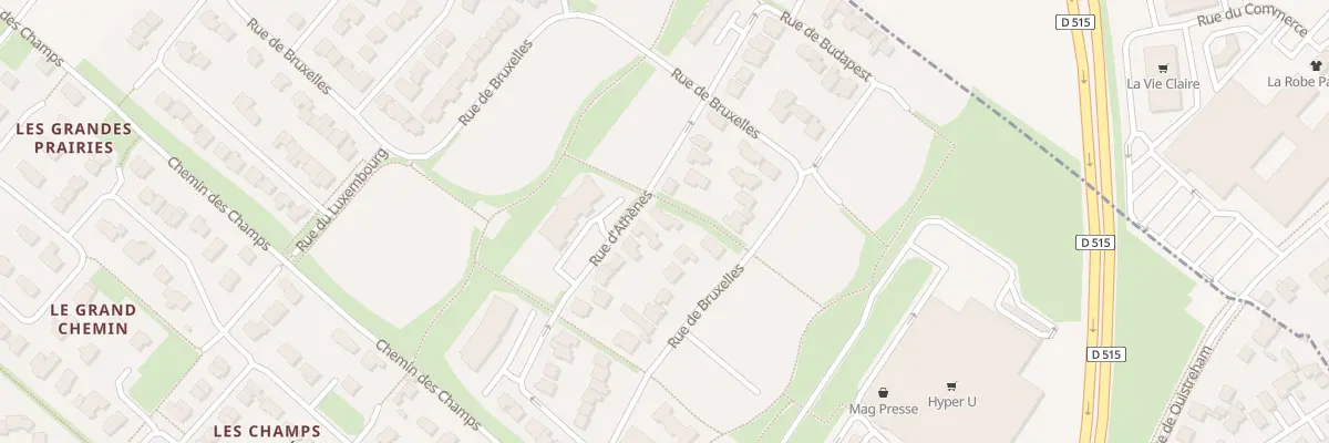 Plan du 22 Rue d’Athènes à Blainville-sur-Orne