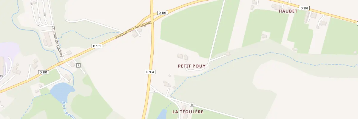 Plan du 214 Rte d’Arthez à Villeneuve-de-Marsan