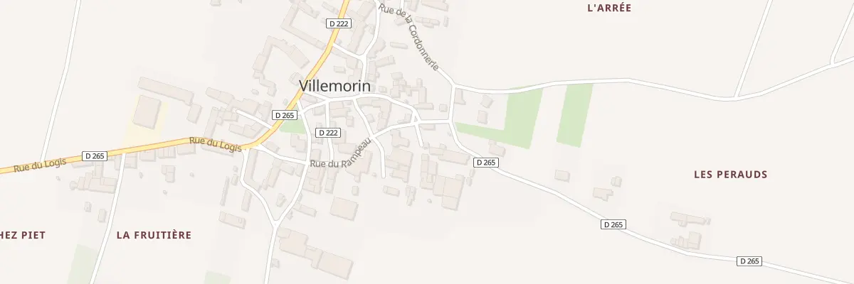 Plan du 1 Imp du Midi à Villemorin