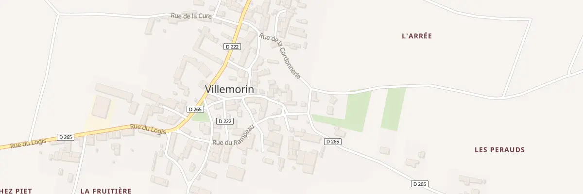Plan du 13 Rue de l’Eglise à Villemorin