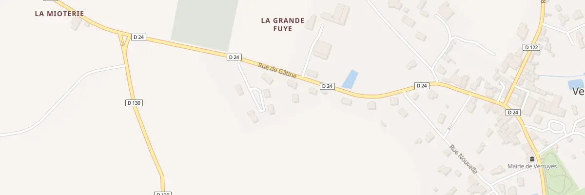 Plan du 27 Rue de Gâtine à Verruyes