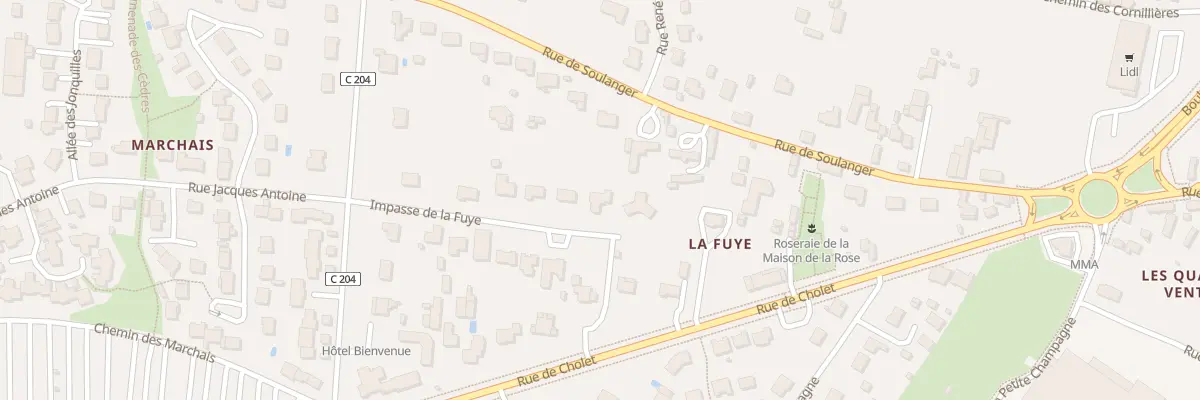 Plan du 13 Imp de la Fuye à Doué-en-Anjou