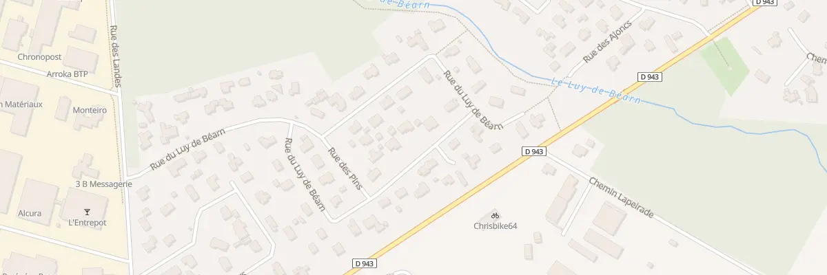 Plan du 47 Rue du Luy de Bearn à Morlaàs
